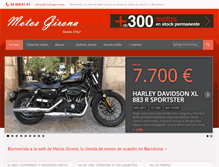 Tablet Screenshot of motosgirona.es